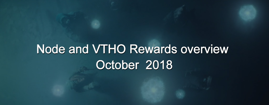 Node and rewards overview October 2018 | VechainInsider.com